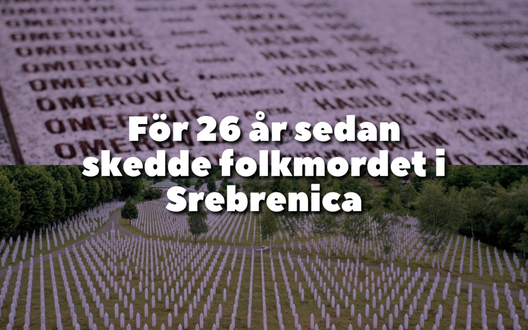 Vi får aldrig glömma Srebrenica